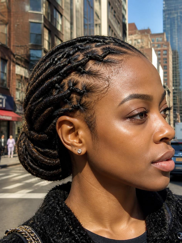 Low-Locs-Bun
