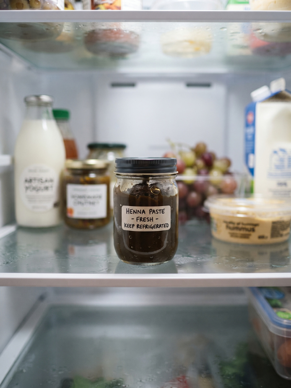 How to Store Homemade-Henna-Paste-Properly-in-the-Refrigerator