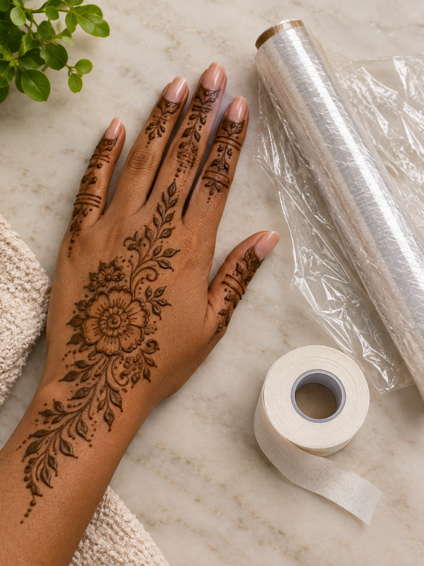 Henna-Plastic-Wrap