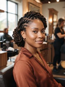 Barrel-Twist-Locs-Hairstyles for-Women