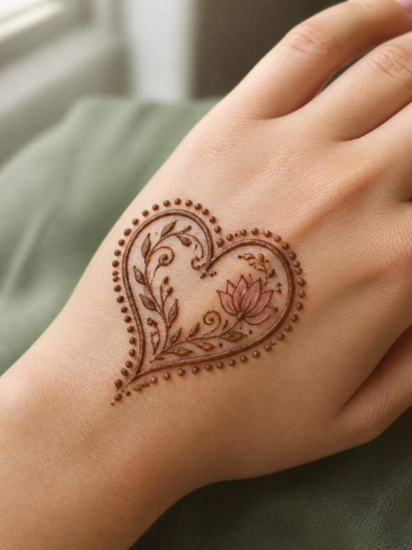 Henna-Heart-Design