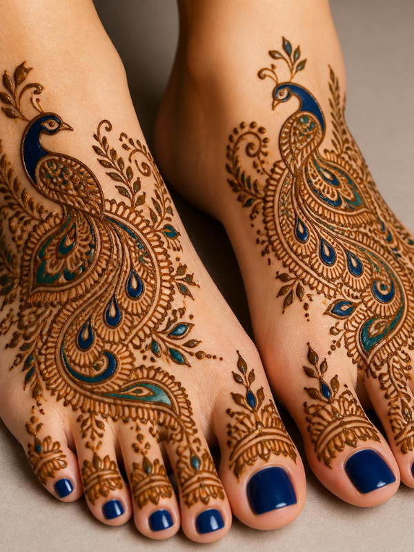 Peacock-Inspired-Henna-Designs-for-Feet