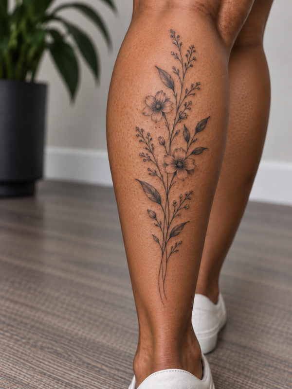 Calf-Tattoo