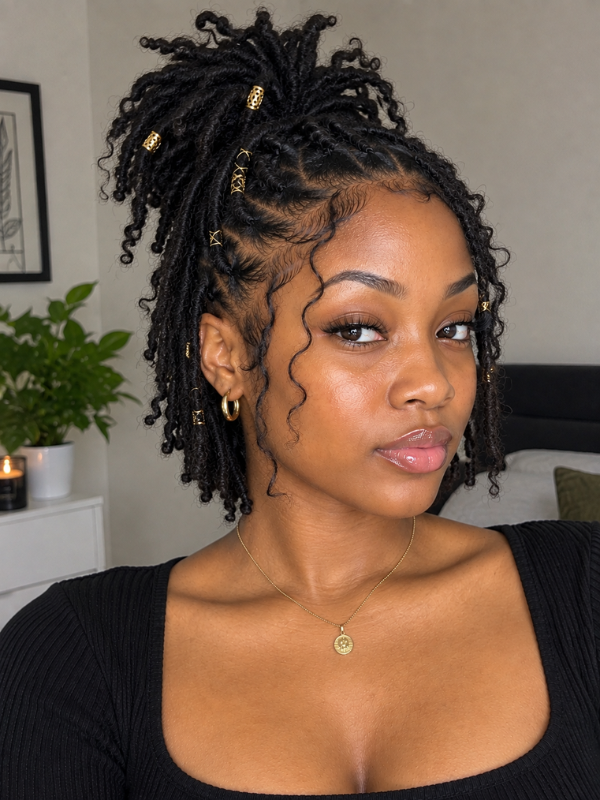 Short-Locs-Hairstyles