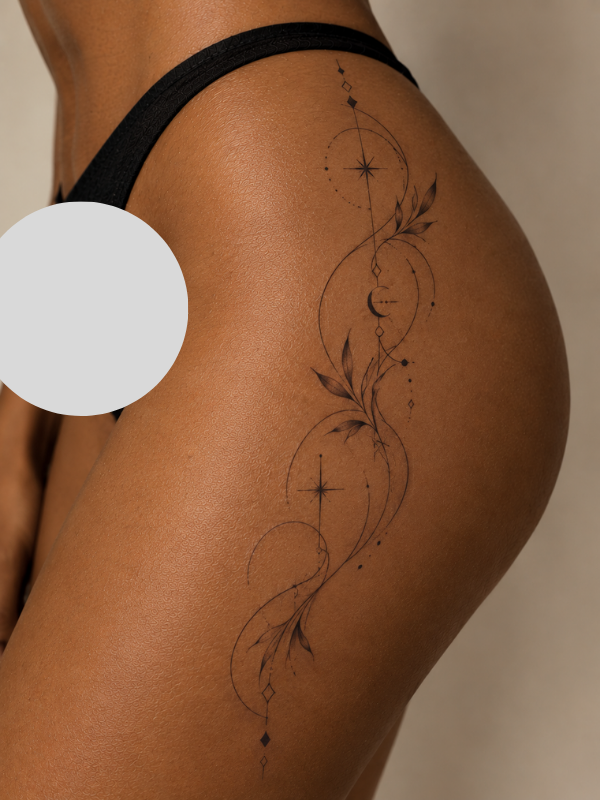 Abstract-Hip-Tattoo
