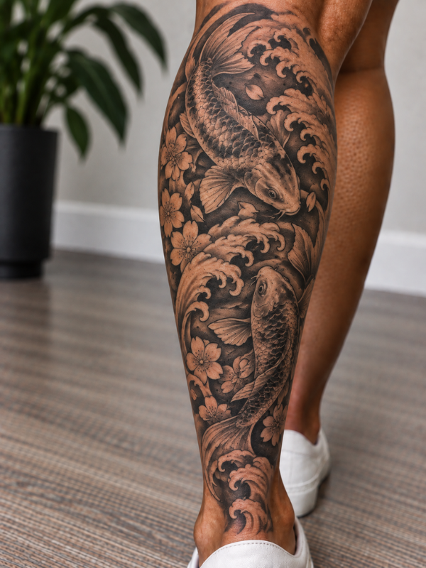 Calf-Tattoo
