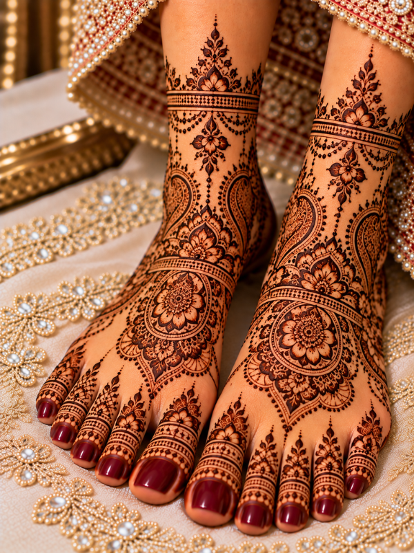 Traditional-Indian-Bridal-Feet-Henna