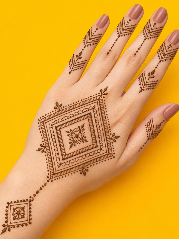 Geometric-Henna-Design