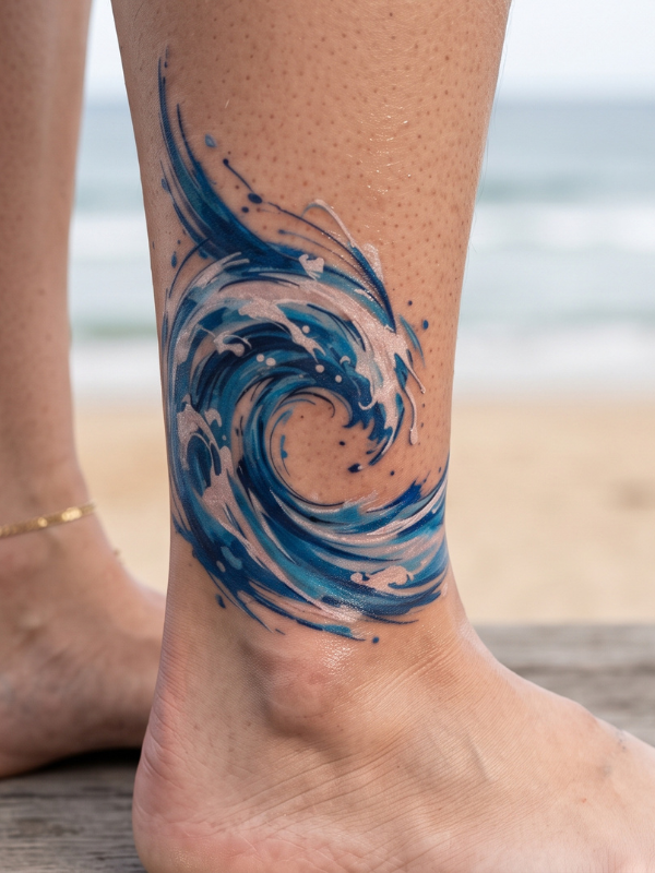 Wave-Ankle-Tattoo