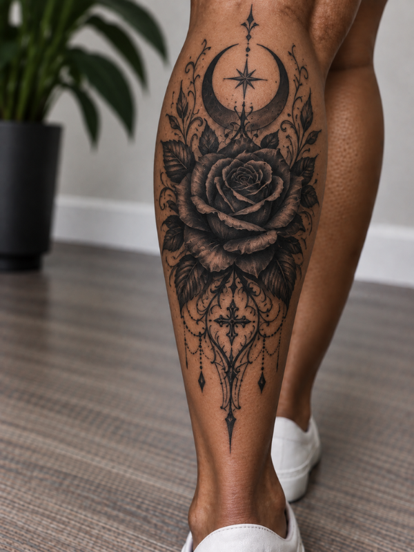 Calf-Tattoo