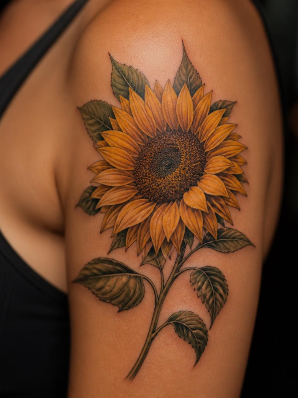 Small-Sunflower-Tattoo-Small-Tattoo-Ideas-for-Women