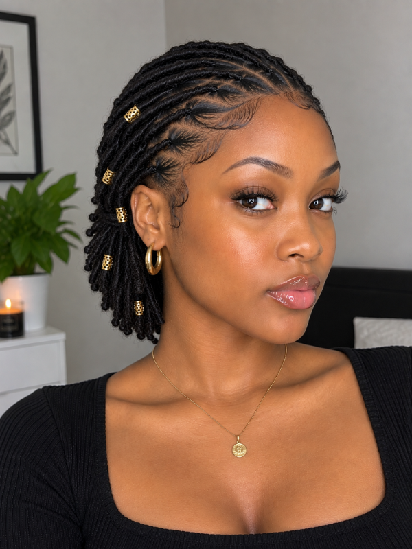 Short-Locs-Hairstyles