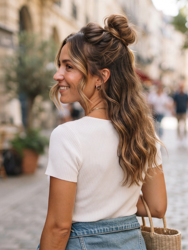 Top-Half-Bun-Hairstyles