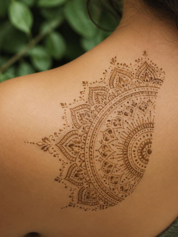 Henna-Half-Mandala