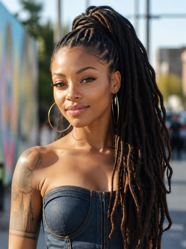 High-Ponytail-locs