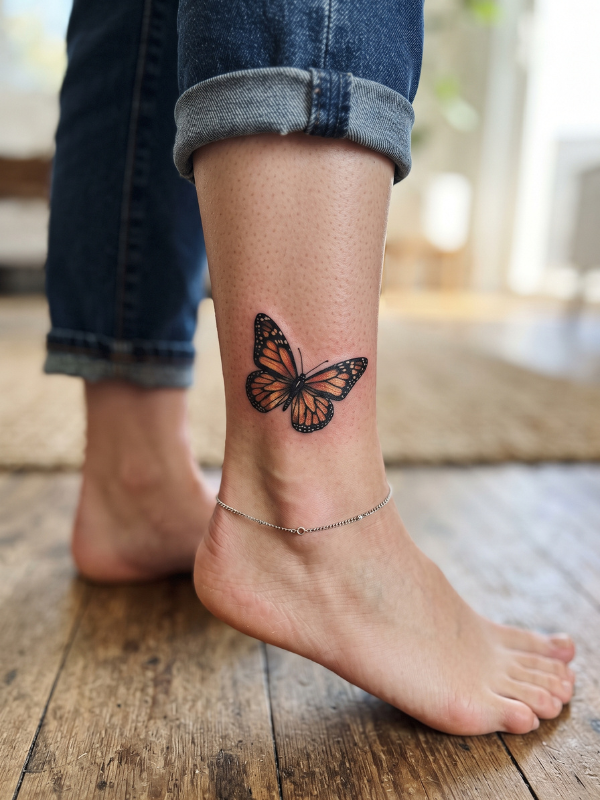 Butterfly-Ankle-Tattoo