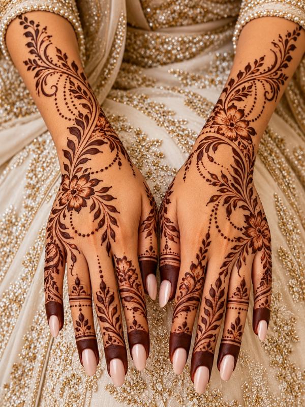 Arabic-Inspired-Bridal-Henna