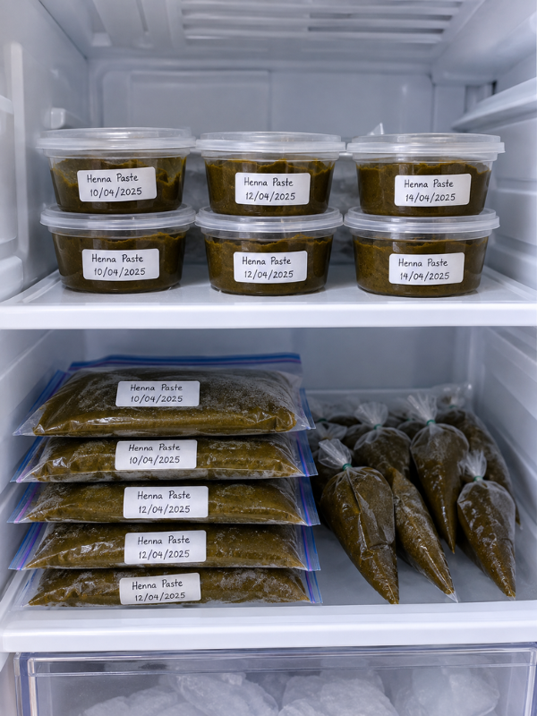 How to Store Homemade-Henna-Paste-Properly-in-the-Refrigerator