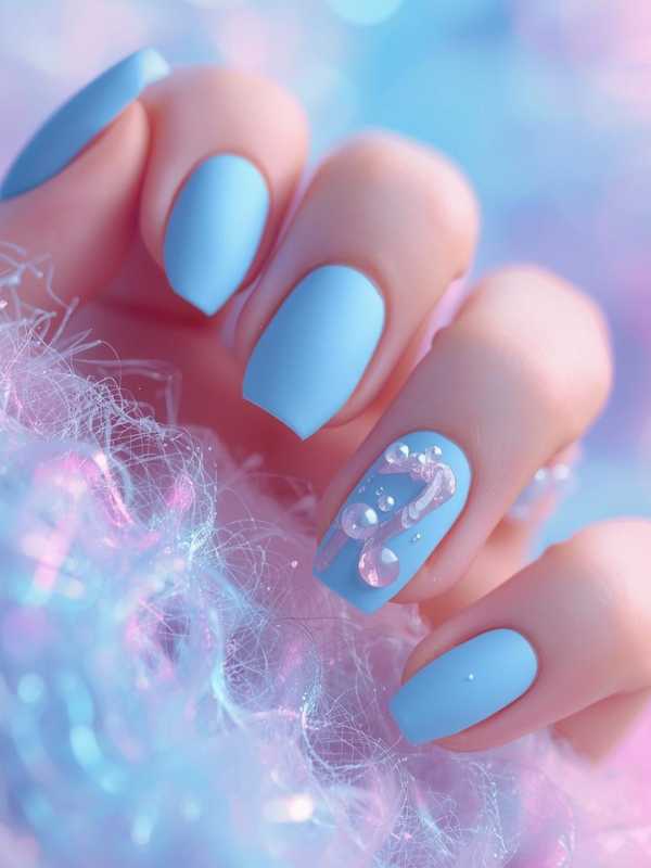 Pastel-Blue-Nails