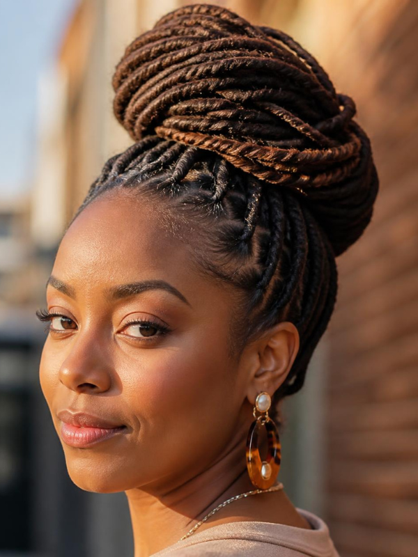Locs-Wrapped-Bun-Locs