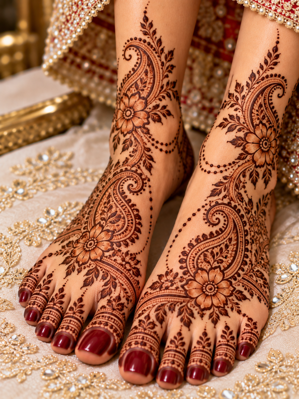 Paisley-Bridal-Feet-Henna