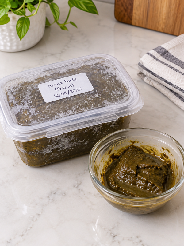 How to Store Homemade-Henna-Paste-Properly-in-the-Refrigerator