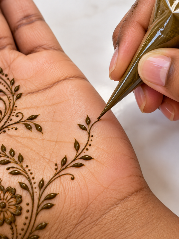 How-to-Make-Thin-Henna-Lines