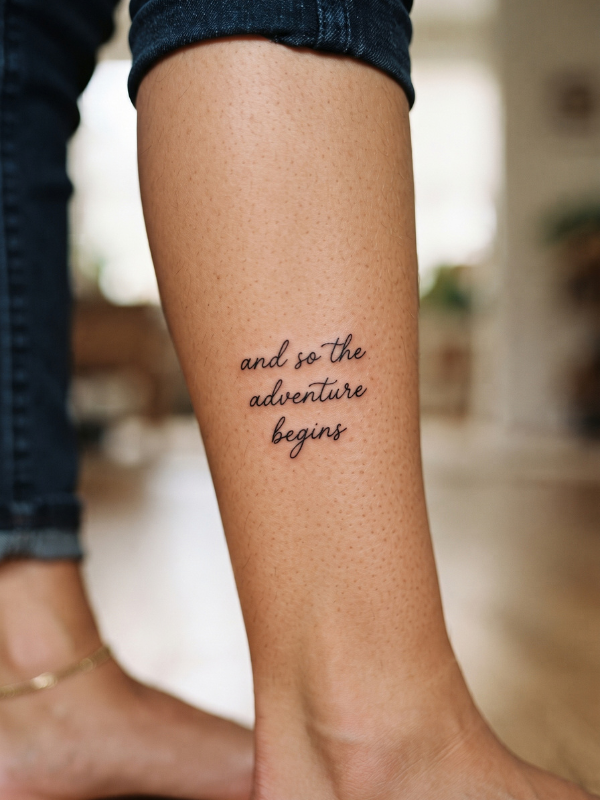 Quote-Calf-Tattoo