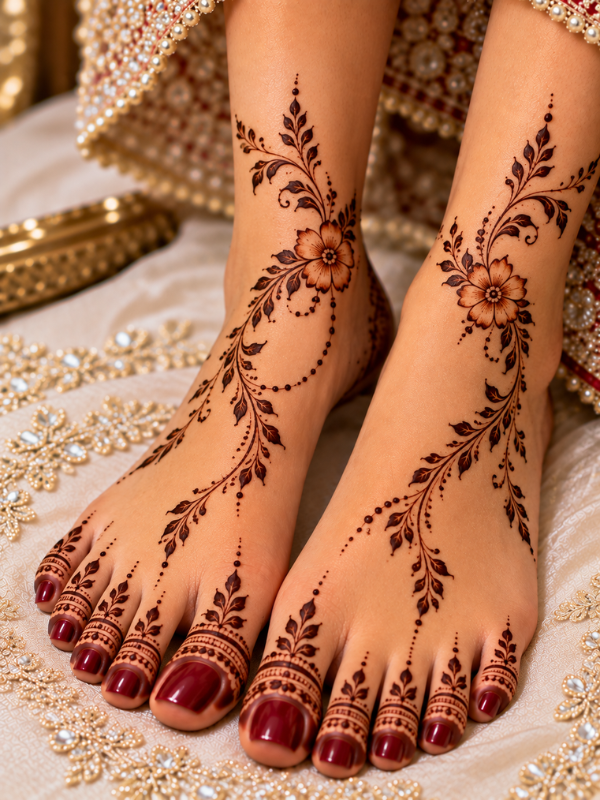 Minimal-Bridal-Feet-Henna
