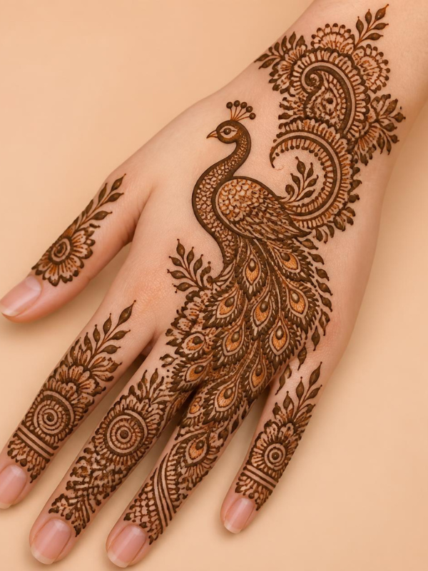 Arabic-Peacock-Henna-Design