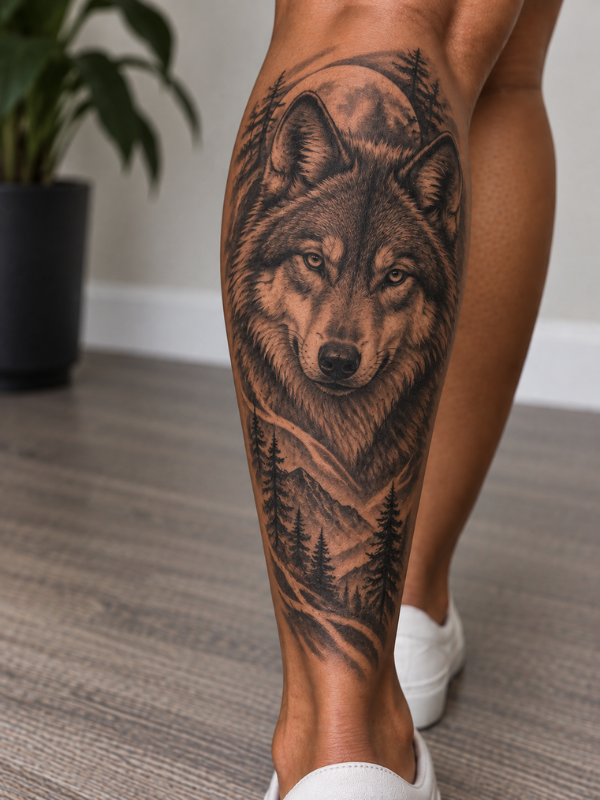 Animal-Calf-Tattoo