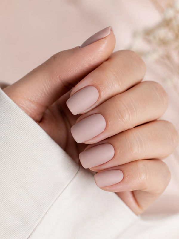 Matte-Nude-Nails