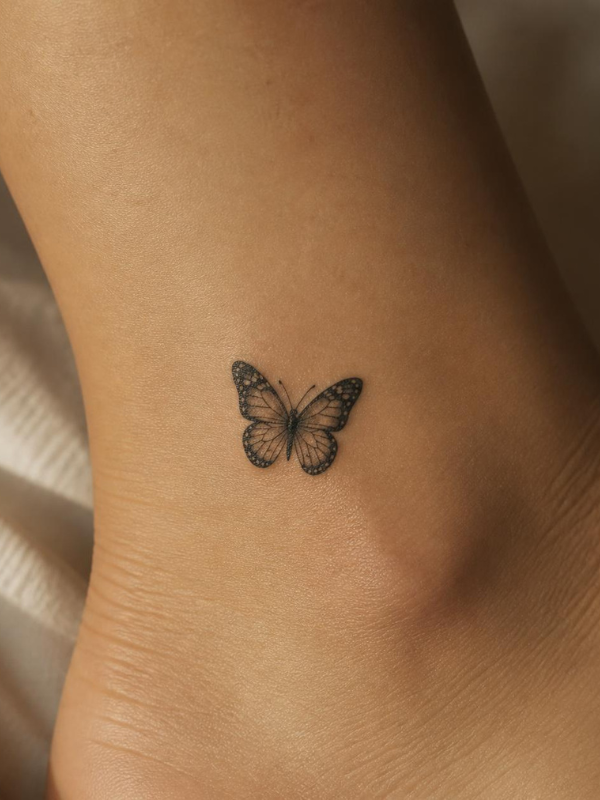 Butterfly-Ankle-Tattoo