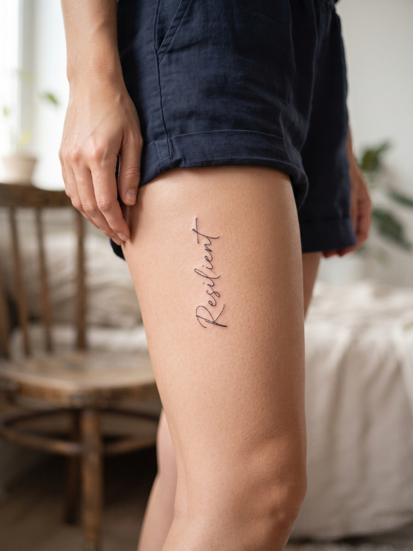 Fine-Line-Script-Thigh-Tattoo