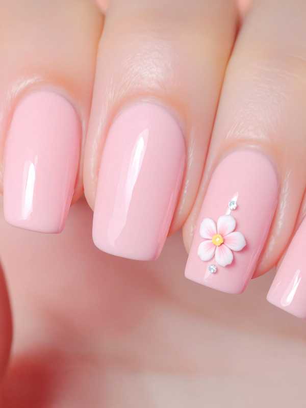 Cute-Girly-Pink-Nails