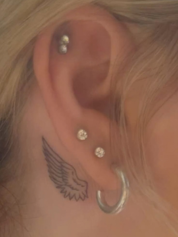 Angel-Wings-behind-ear-Tattoo