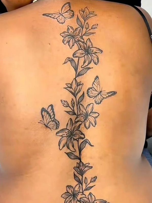 Full-Length-Spine-Tattoo-Ideas