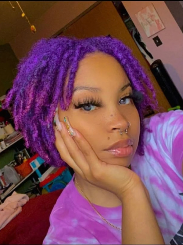 Purple-Locs