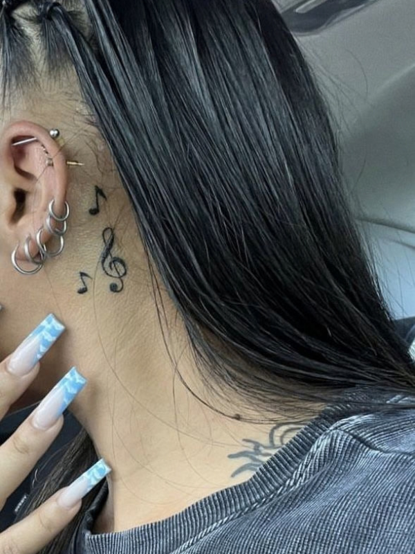 Music-Note-behind-ear-Tattoo