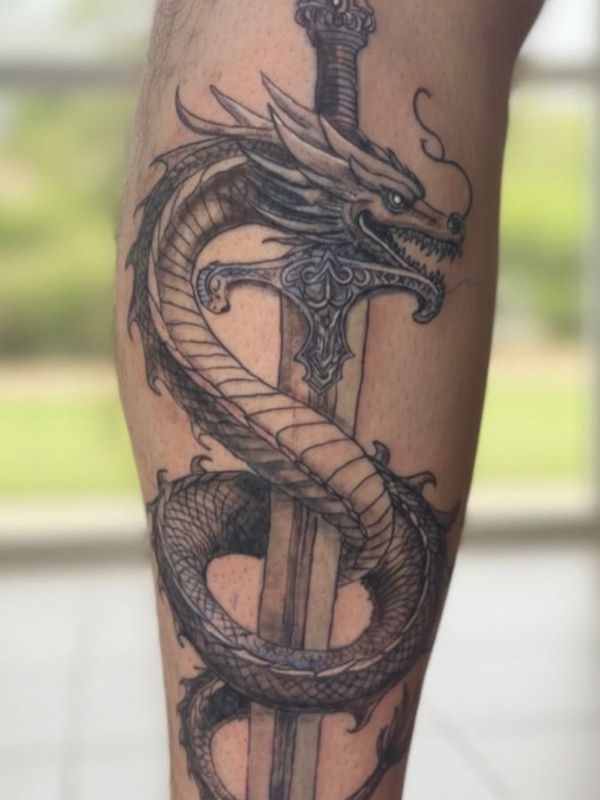 Dragon-and-Dagger-Tattoo