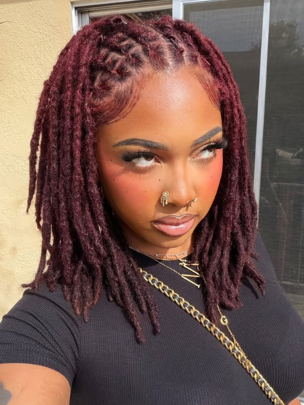 Burgundy-Locs