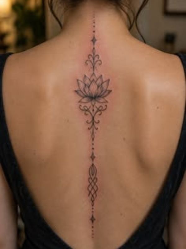 Ornamental-Spine-Tattoo-Ideas