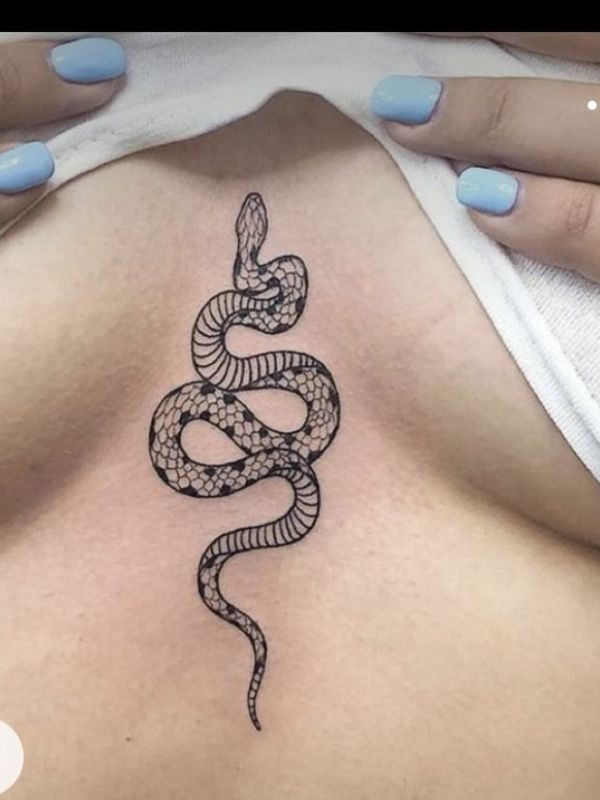 Snake-Chest-Tattoo-Ideas